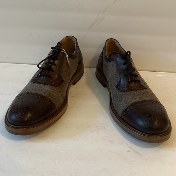GIOVANNI CONTI - Best Quality Leather and Canvas Oxfords - New - Made in Italy - Picture 3 of 9